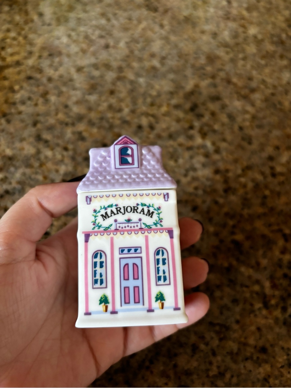 Lenox Spice village Marjoram Spice Jar